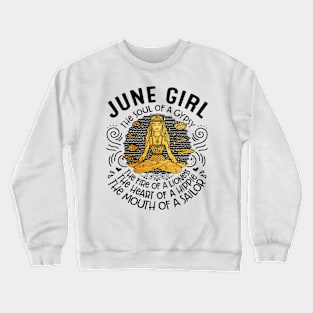 june girl Crewneck Sweatshirt